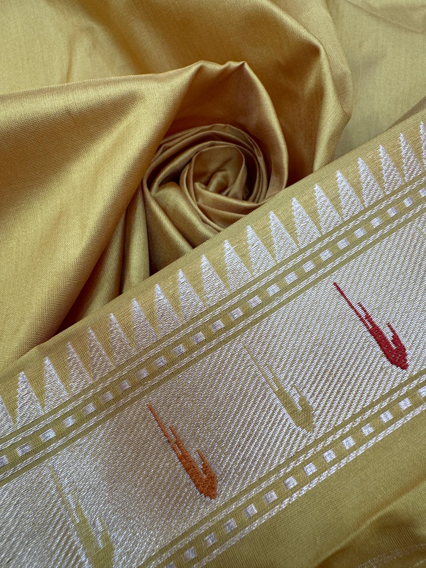 Pure Banarasi Katan Silk Paithani Brocade Saree