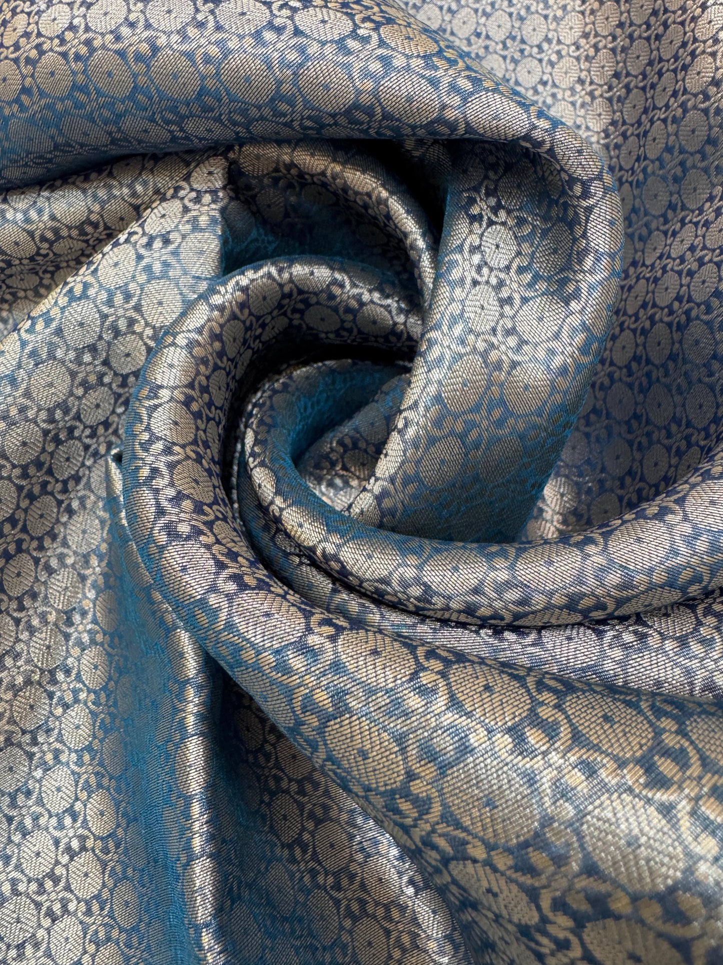 Pure Banarasi Tissue Silk Hand Embroidery Saree