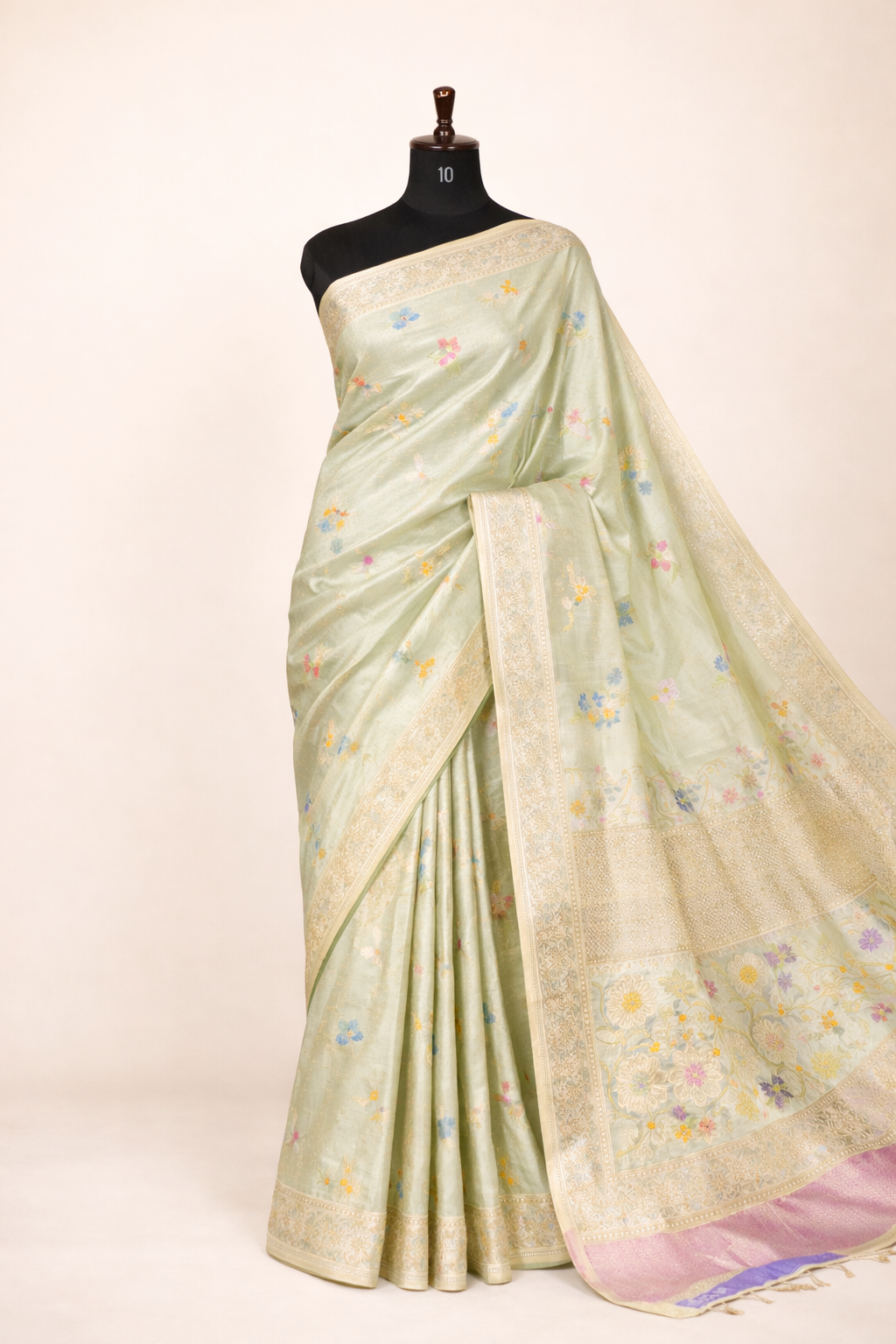 Katan Tissue Silk Saree
