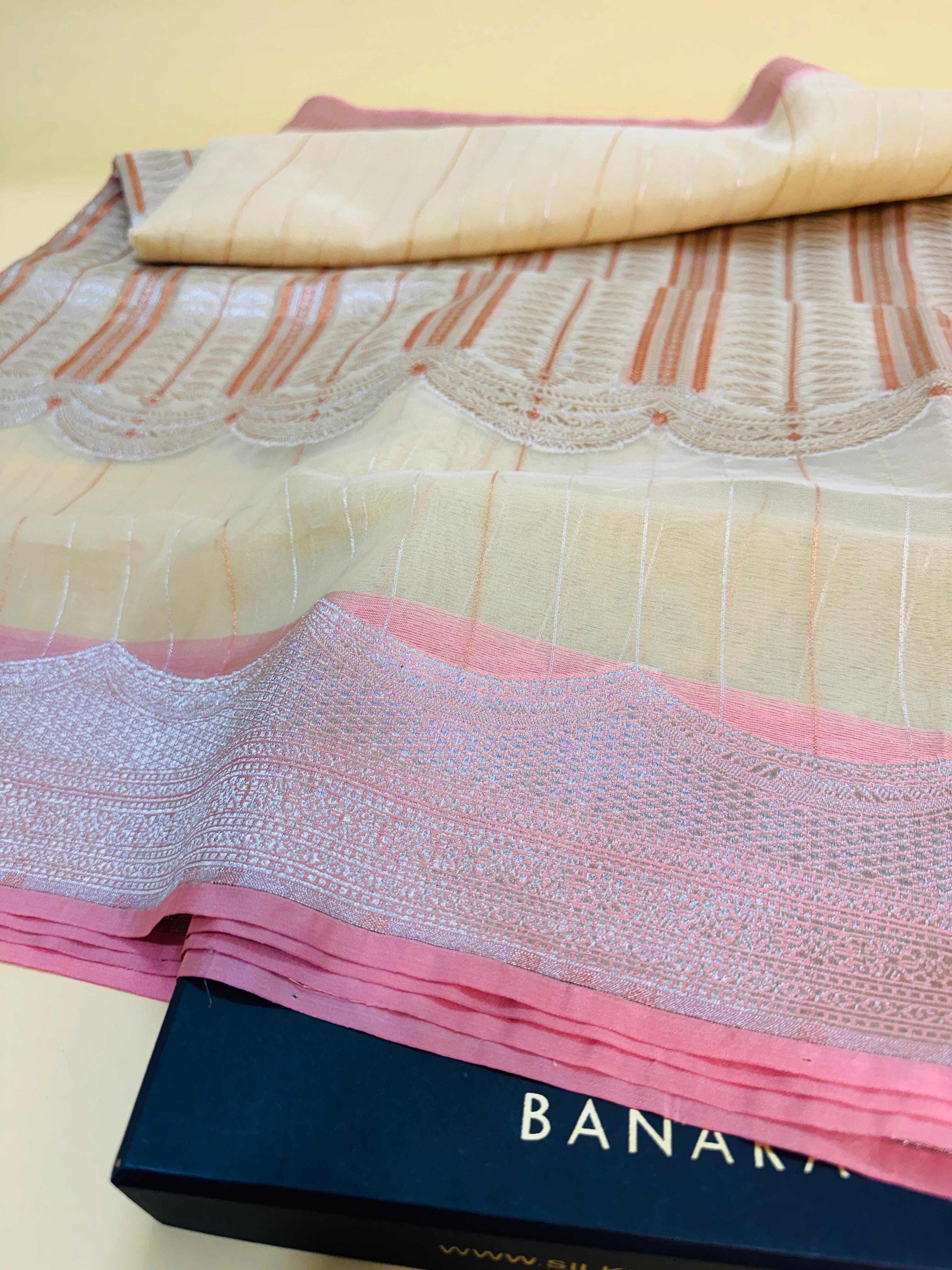 Art Silk Kora Designer Saree