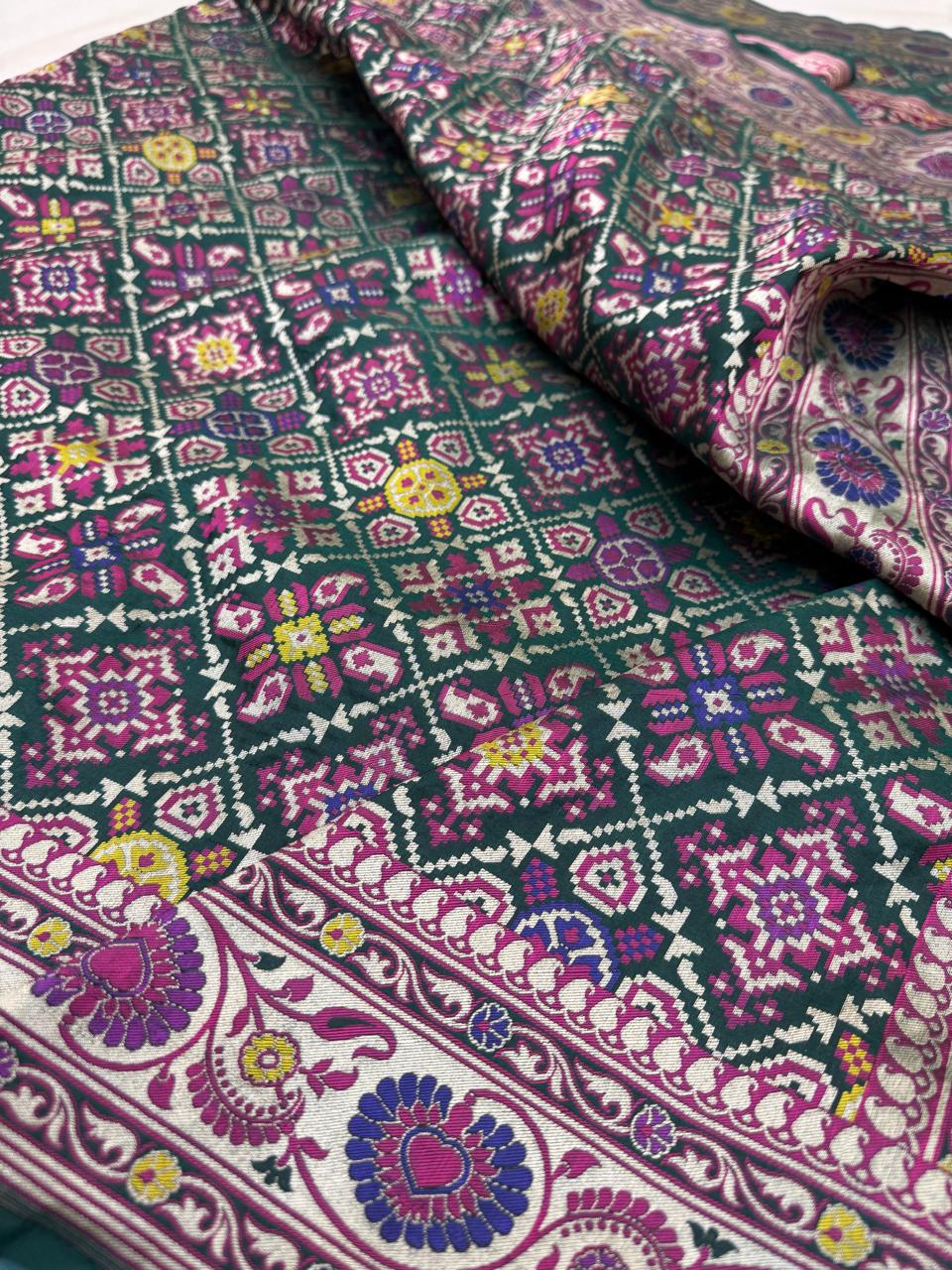 Pure Banarasi Katan Silk Patola Saree