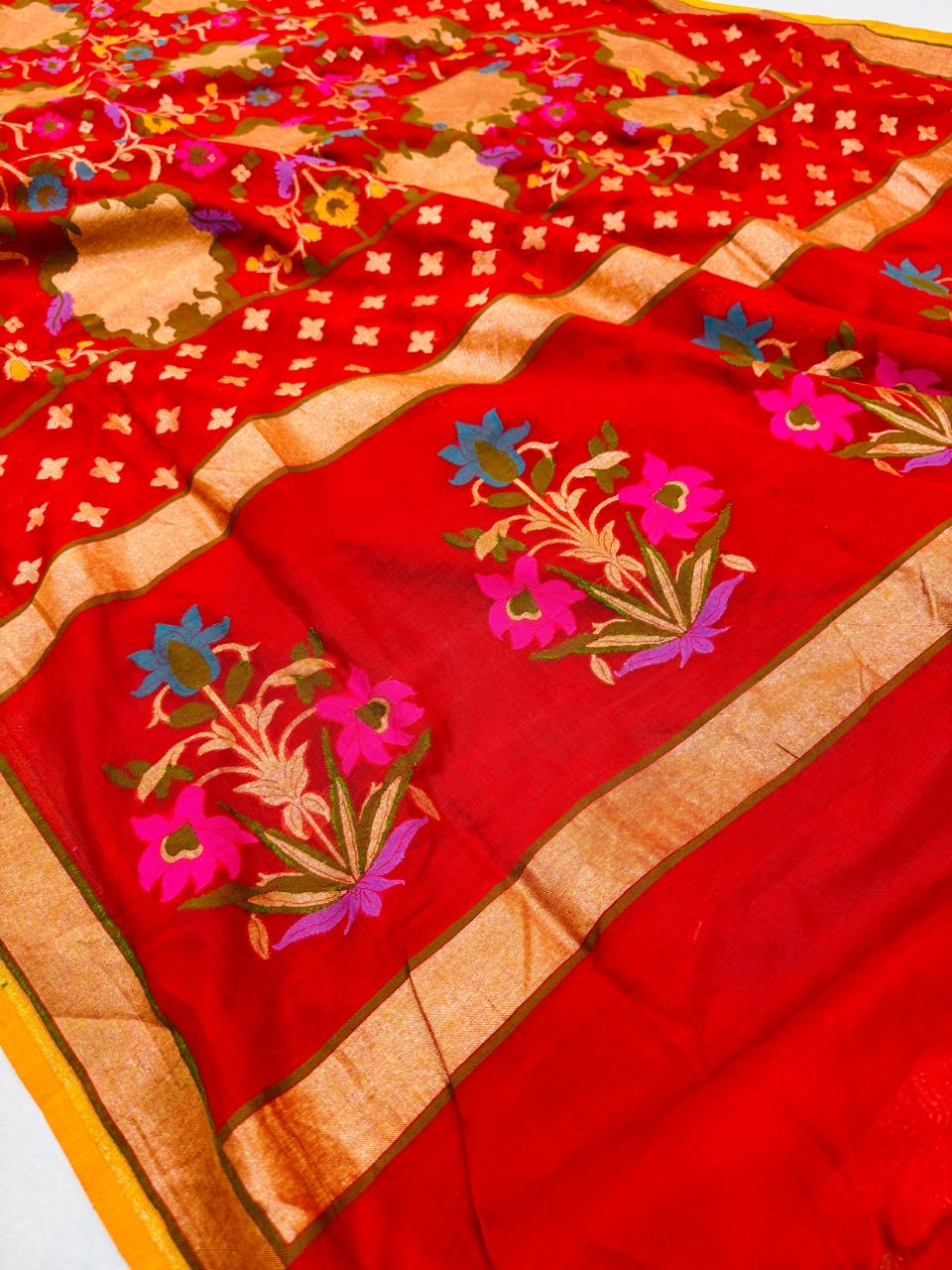Cotton Jamdani Saree