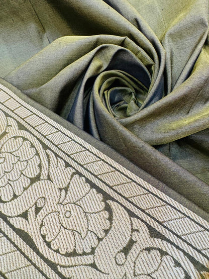 Pure Banarasi Katan Silk Strips Saree