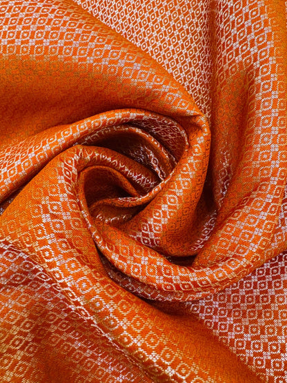 Pure Banarasi Chiniya Tissue Stripe Saree