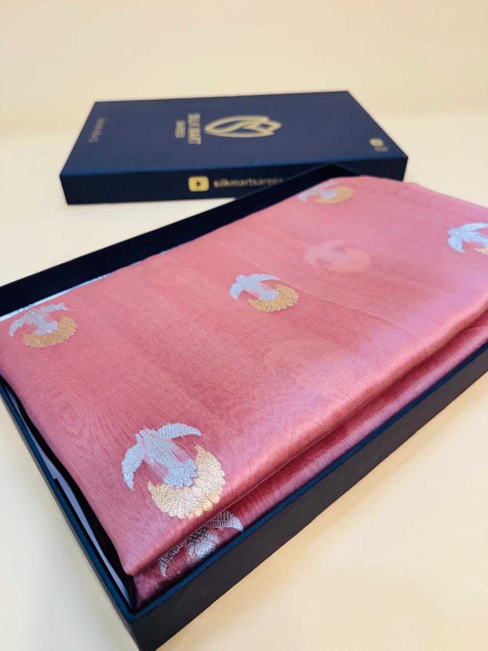 Kora Organza Silk Buta Saree