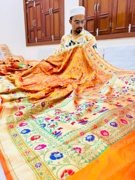 Pure Banarasi Katan Silk Patola Saree