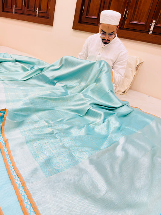 Pure Banarasi Katan Silk Brocade Saree