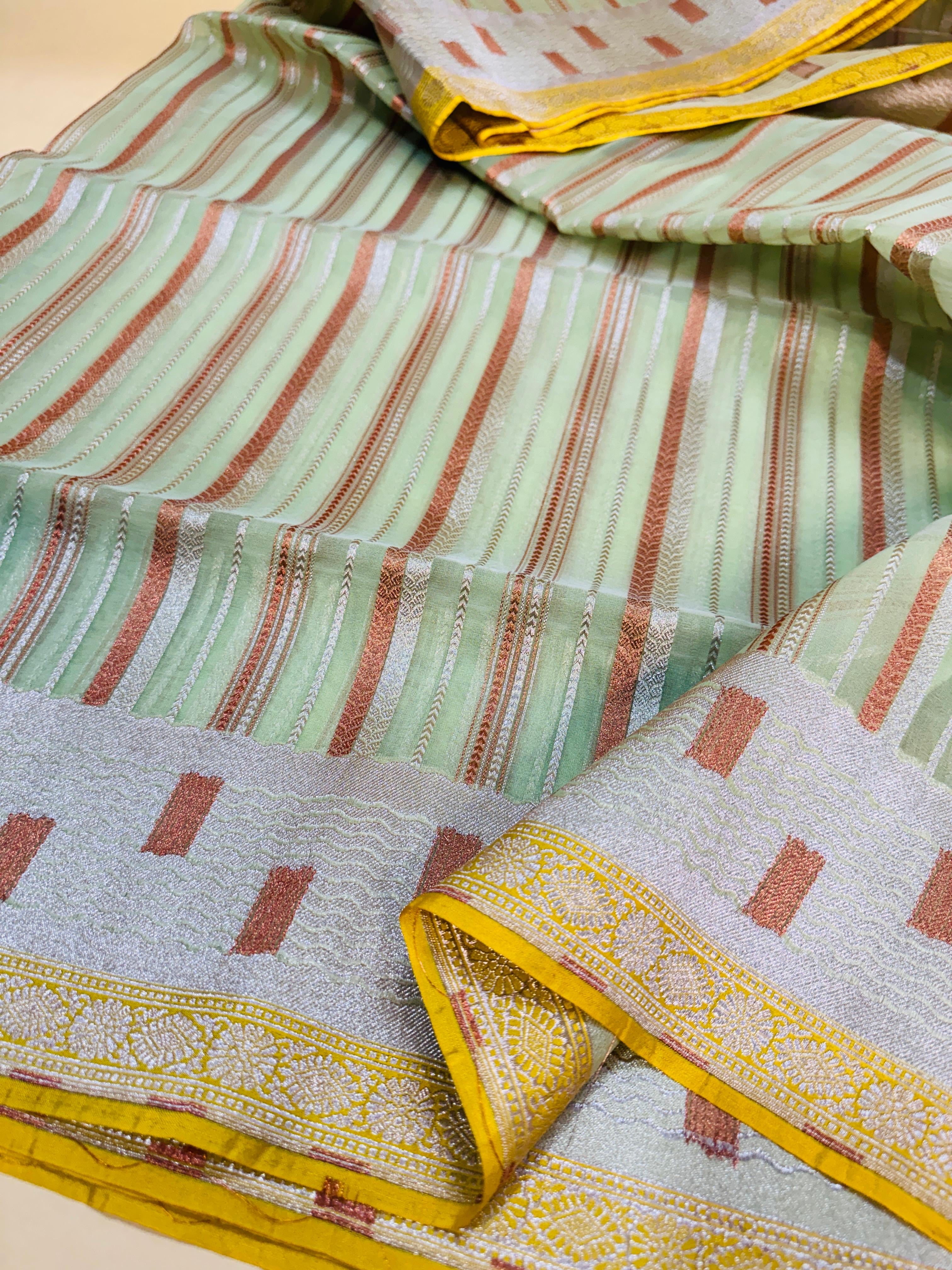 Art Silk Kora Designer Saree