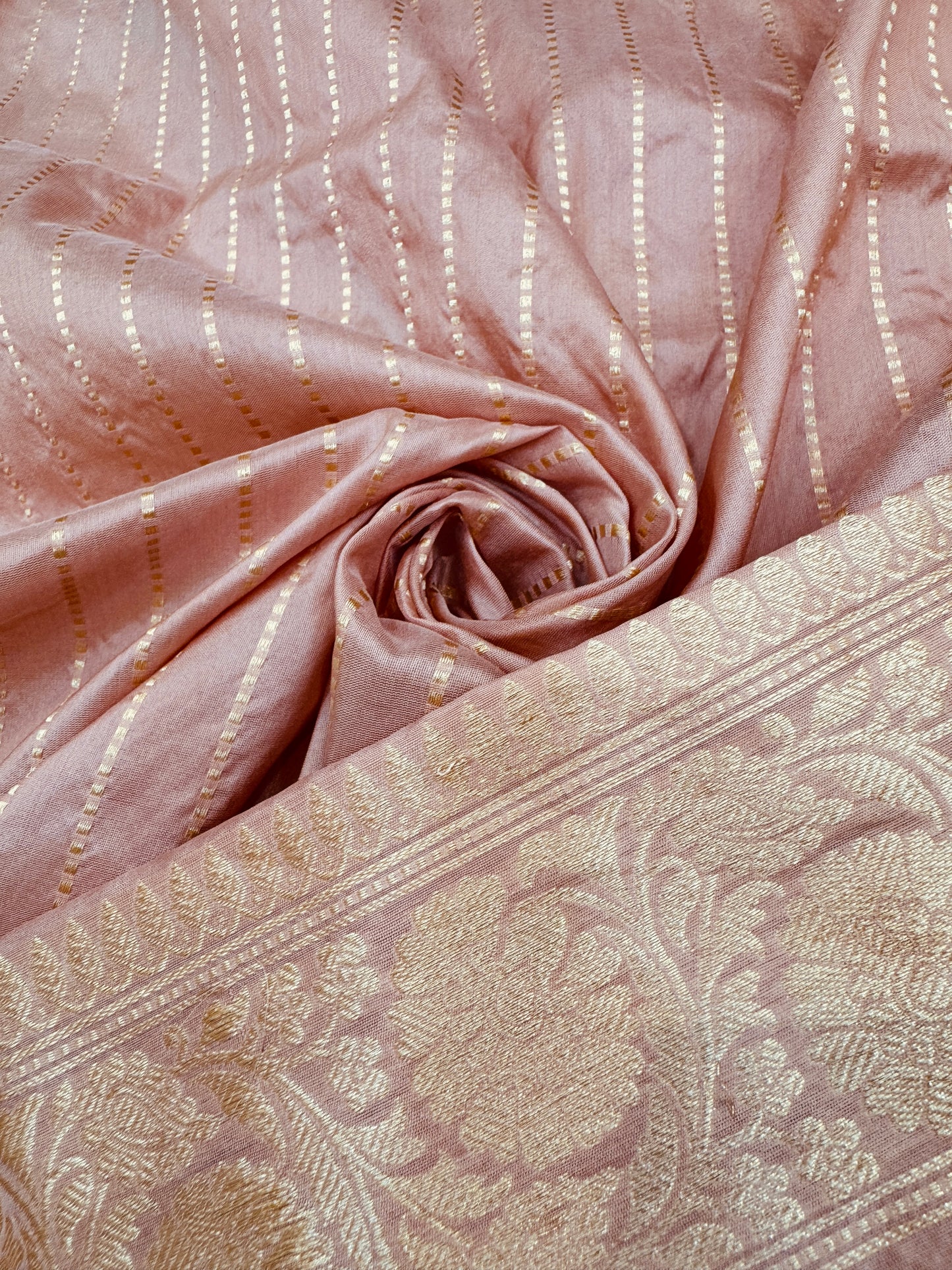 Pure Banarasi Katan Silk Jaal Saree