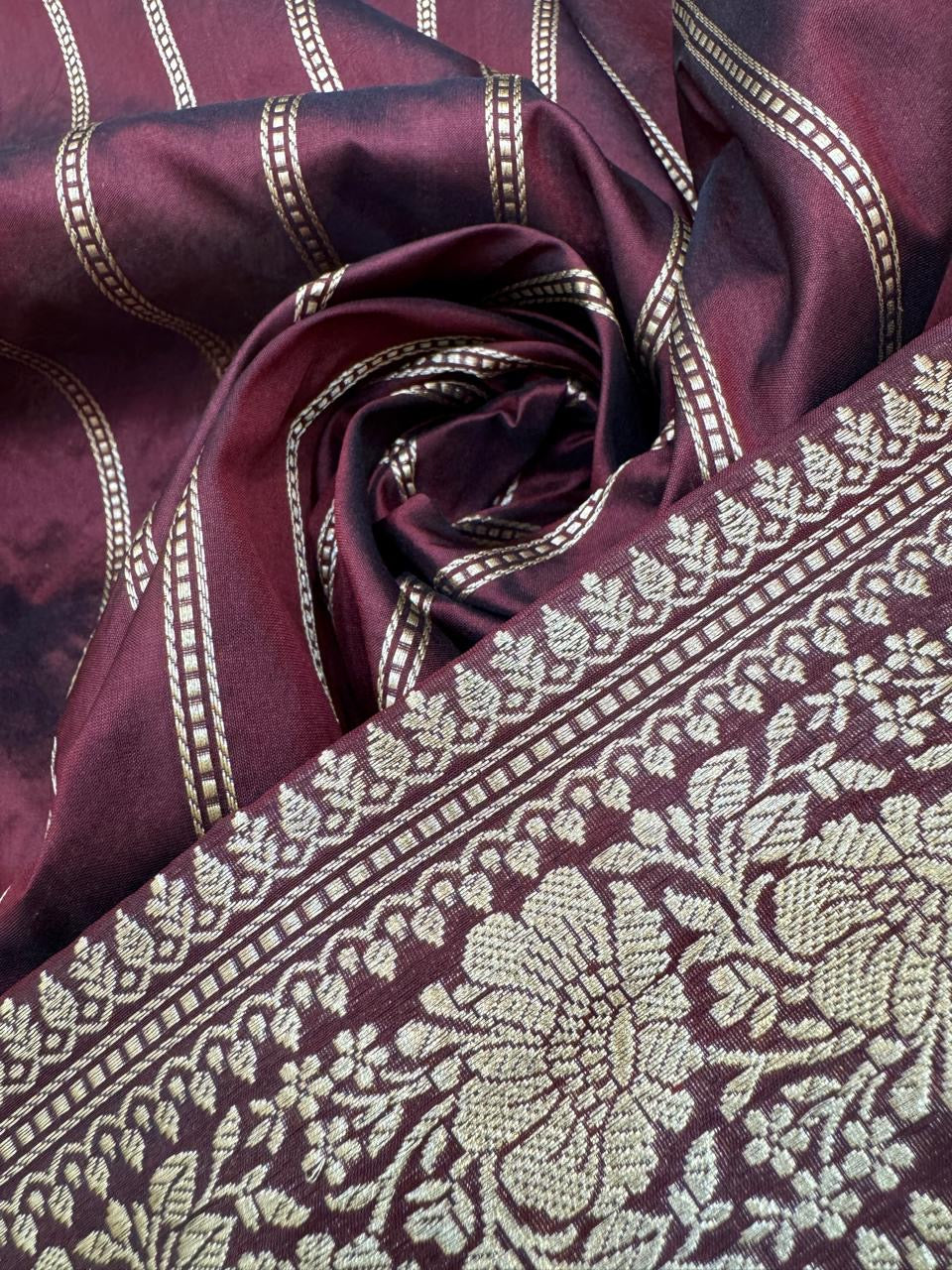 Pure Banarasi Katan Silk Rangkaat Saree
