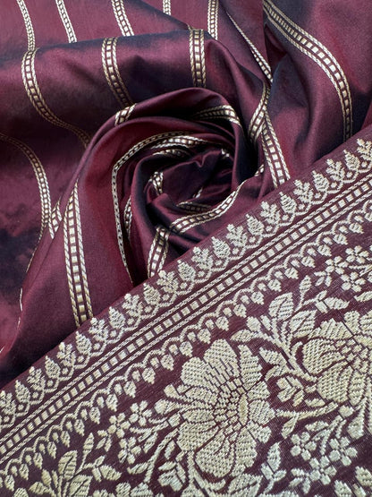 Pure Banarasi Katan Silk Rangkaat Saree