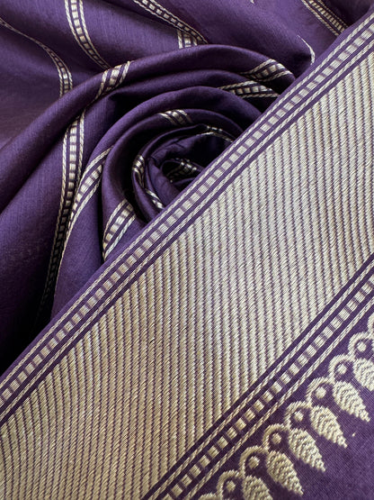 Pure Banarasi Kora Silk Kadhwa Buta Saree