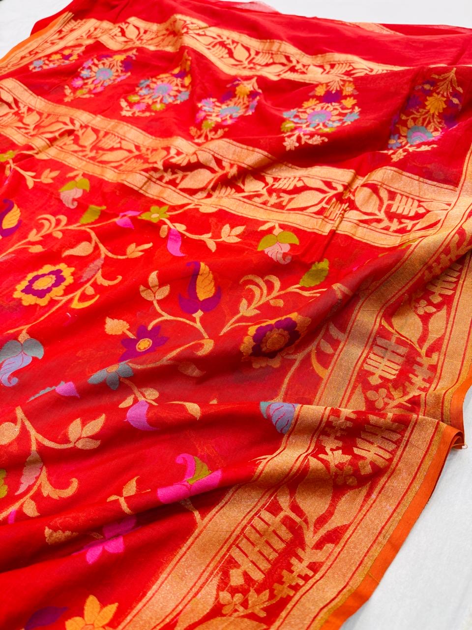 Cotton Jamdani Saree