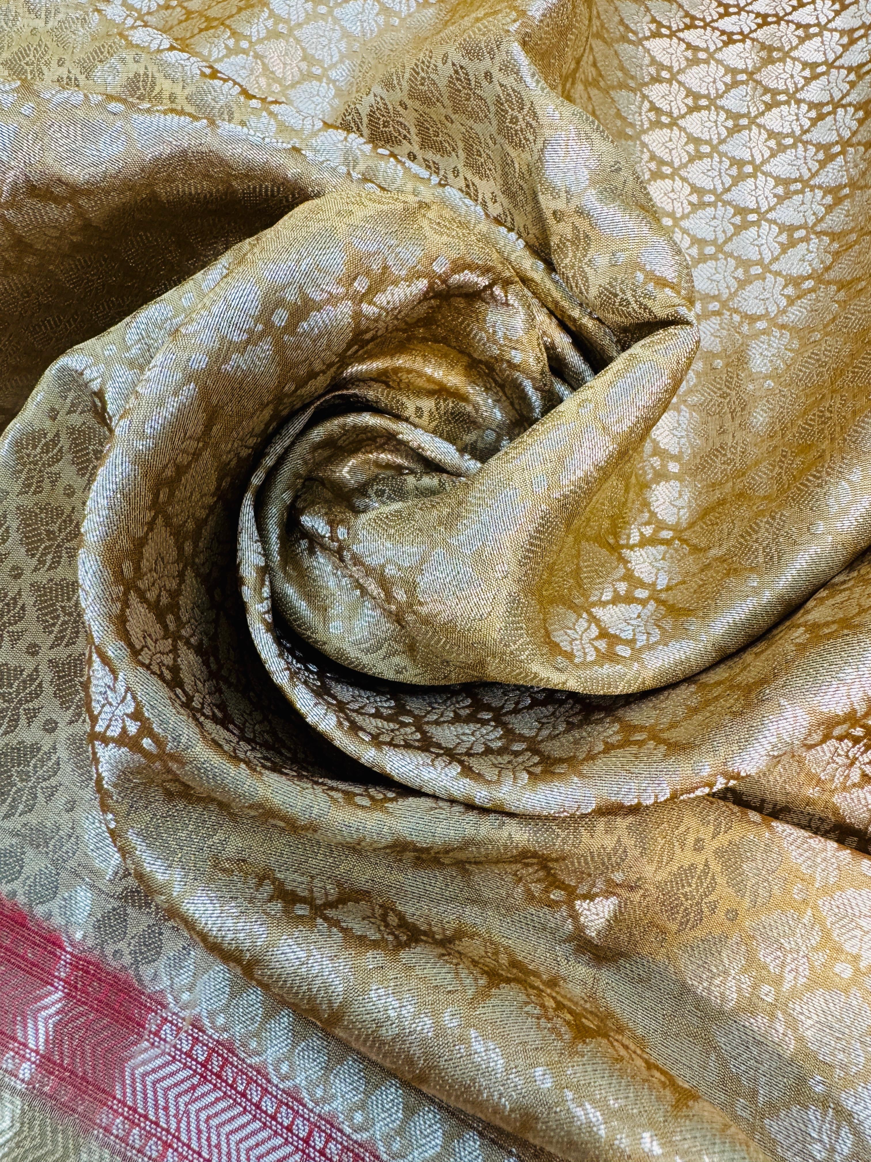 Pure Chiniya Rangkaat Saree