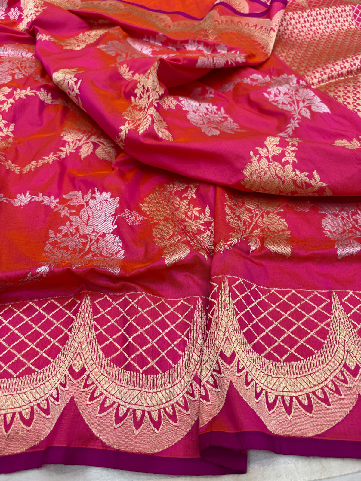Katan Silk Sona Mina Jaal Saree