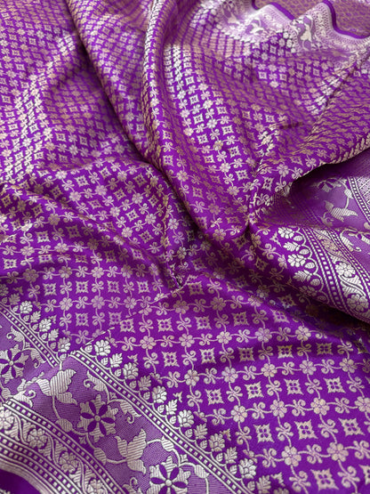 Pure Banarasi Katan Silk Brocade Saree