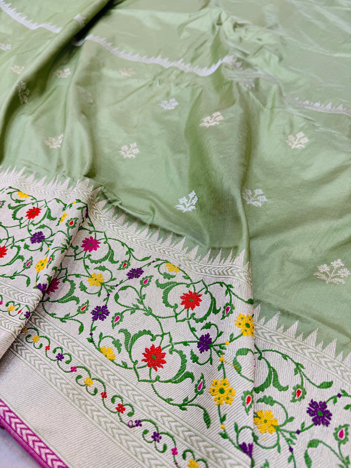 Pure Banarasi Katan Silk Designer Skirt Sarees