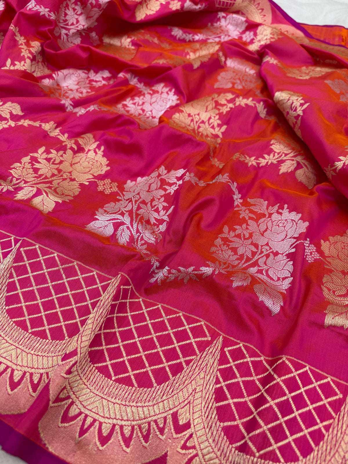 Katan Silk Sona Mina Jaal Saree