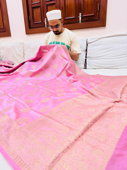 Pure Banarasi Chiniya Silk Buta Saree