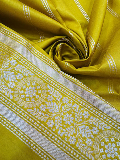 Pure Banarasi Katan Silk Kadhwa Buta Saree