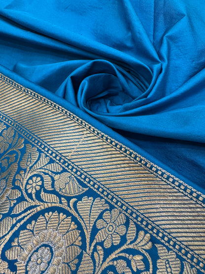Pure Banarasi Katan Silk Kadhwa Mina Jaal Saree