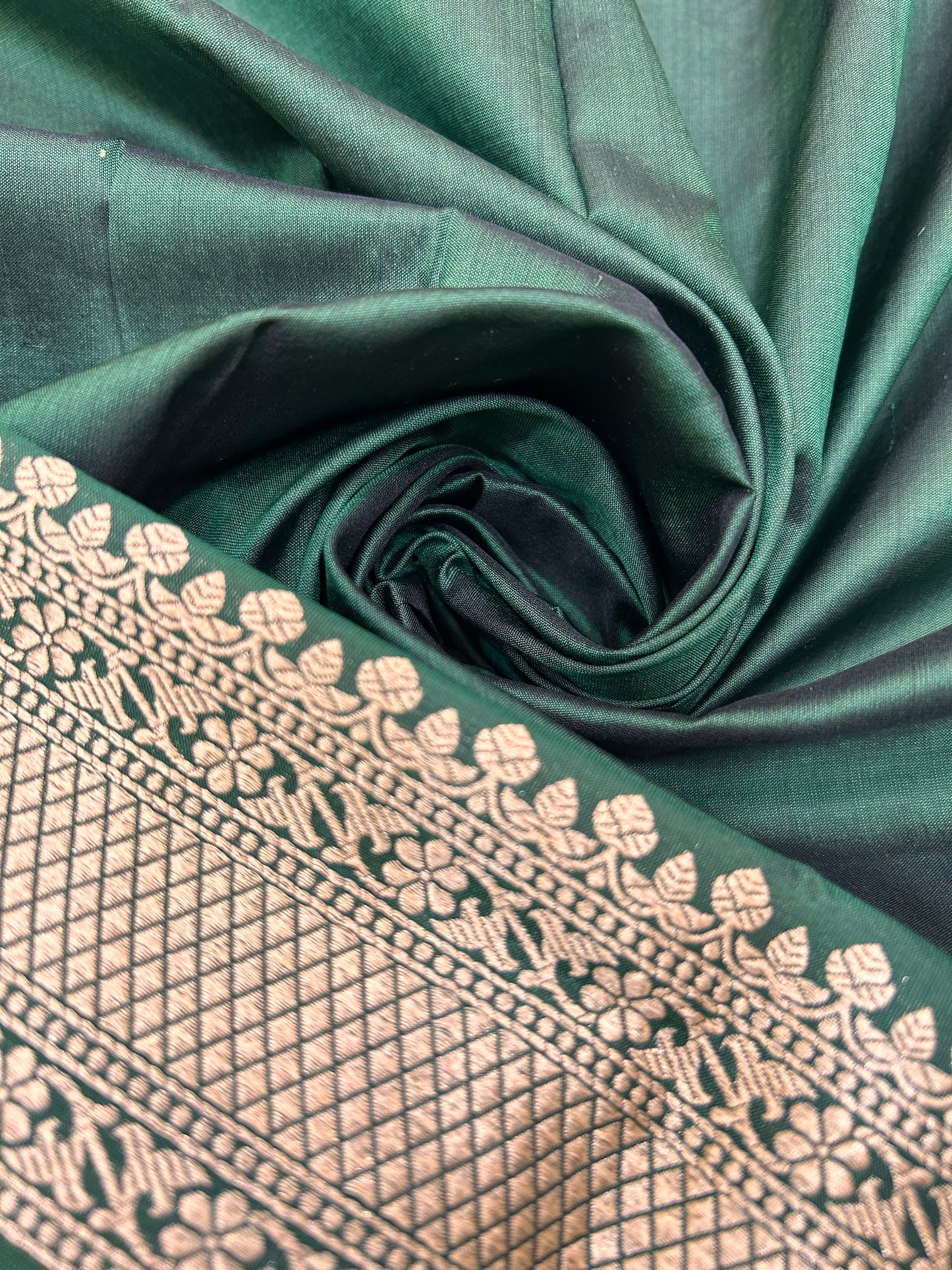 Pure Banarasi Katan Silk Brocade Saree