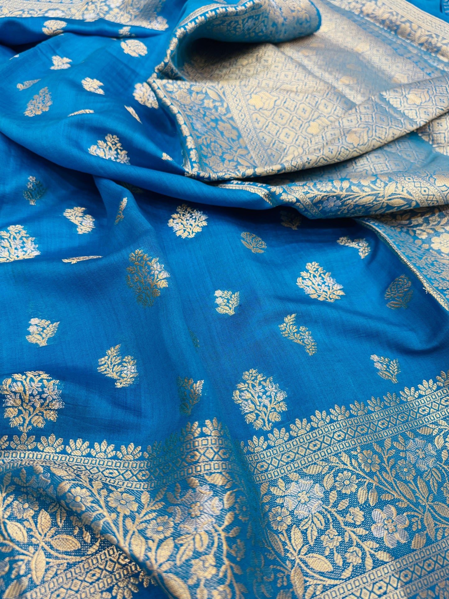 Pure Banarasi Chiniya Silk Sona Rupa Saree