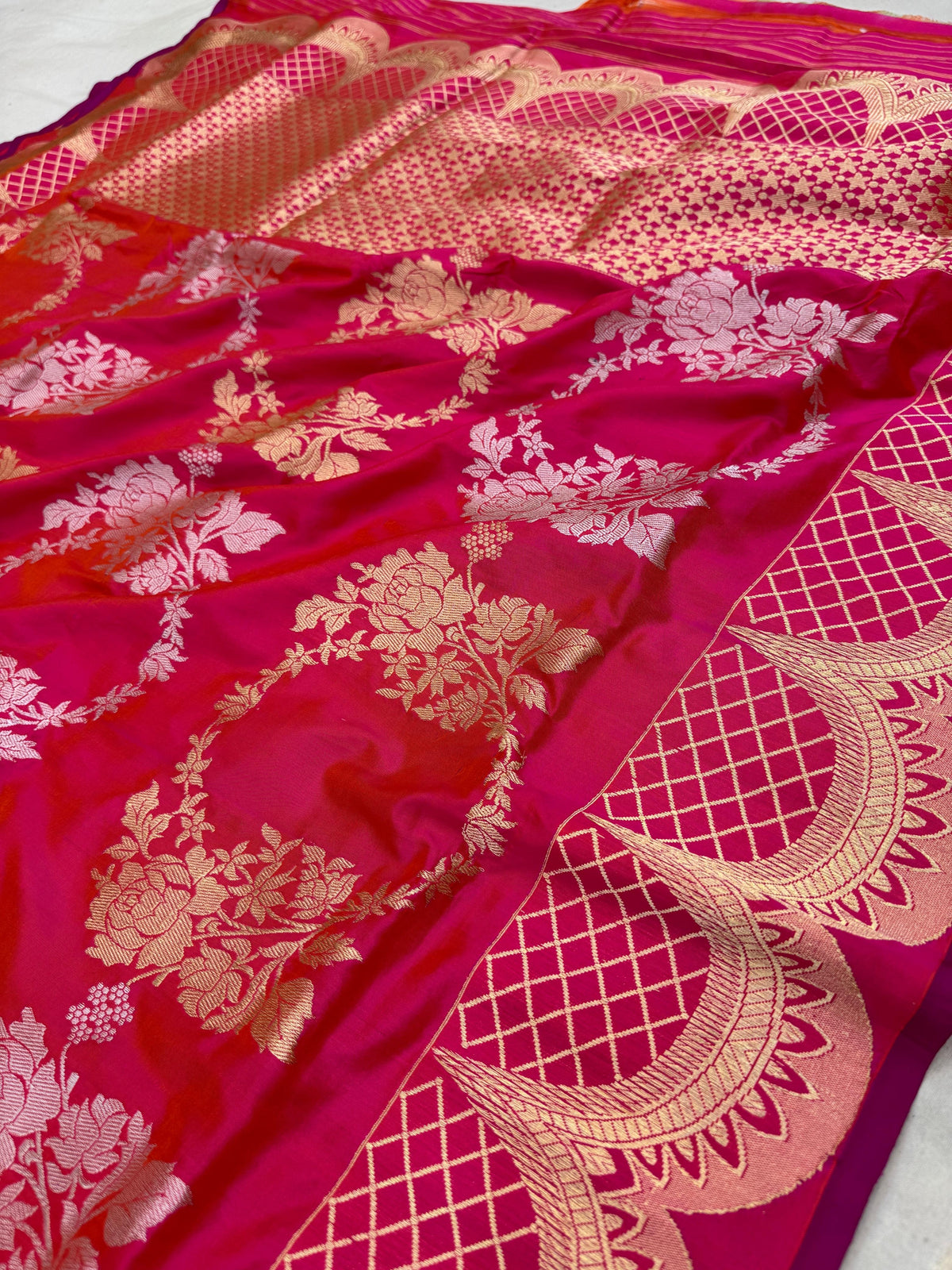 Katan Silk Sona Mina Jaal Saree