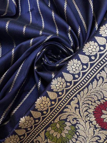 Pure Banarasi Katan Silk kadhwa Buta Saree