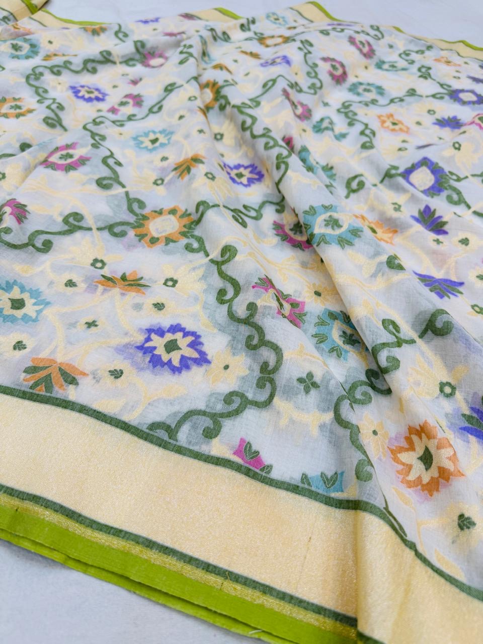 Cotton Jamdani Saree