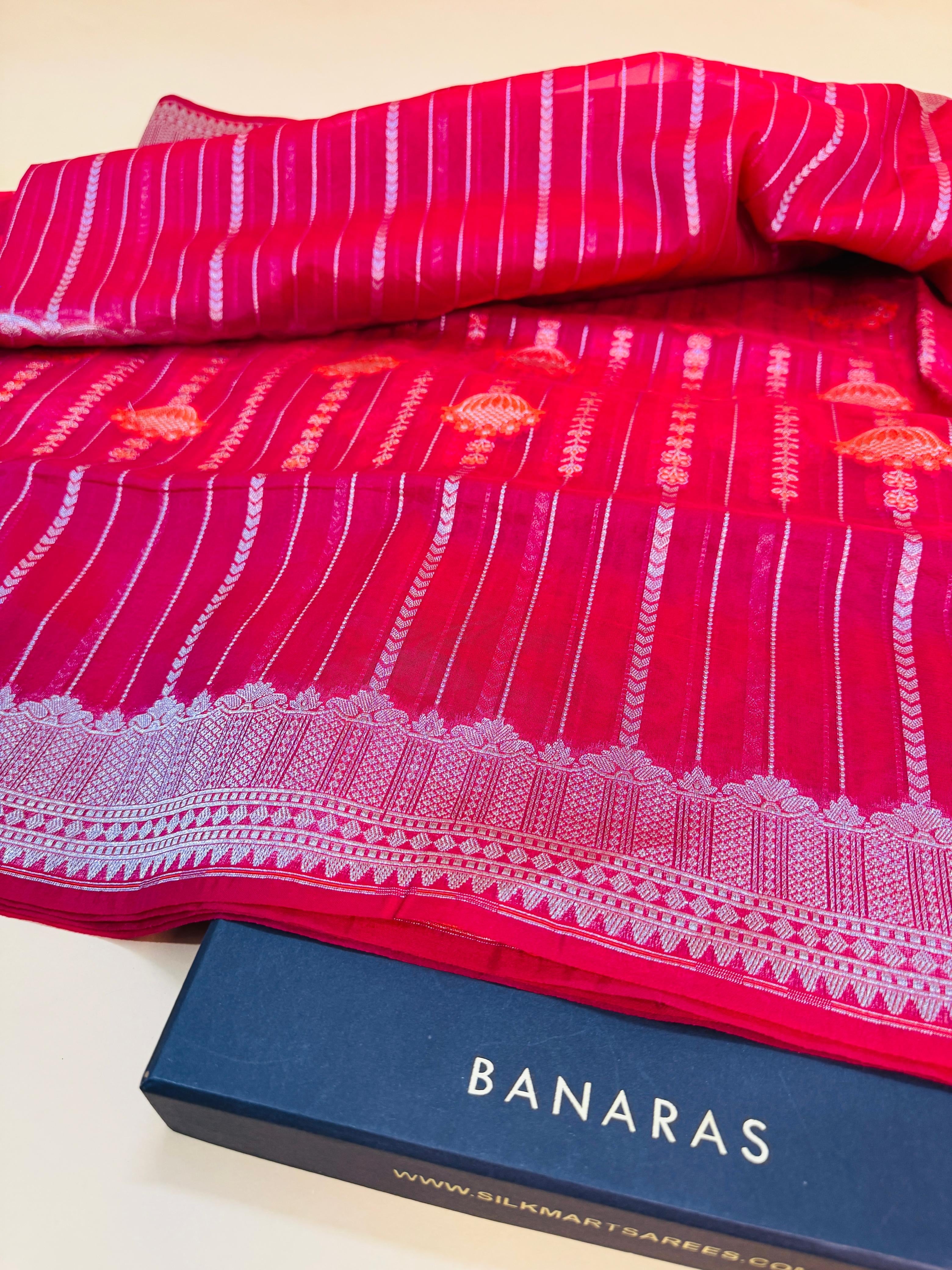 Art Silk Kora Designer Saree