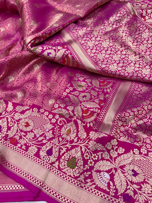 Pure Banarasi Katan Silk Brocade Saree