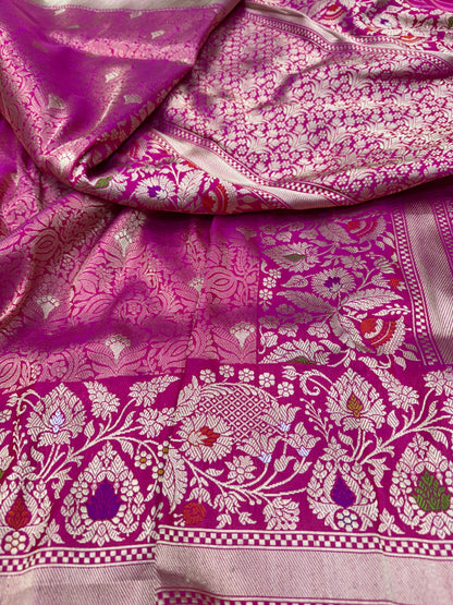 Pure Banarasi Katan Silk Brocade Saree