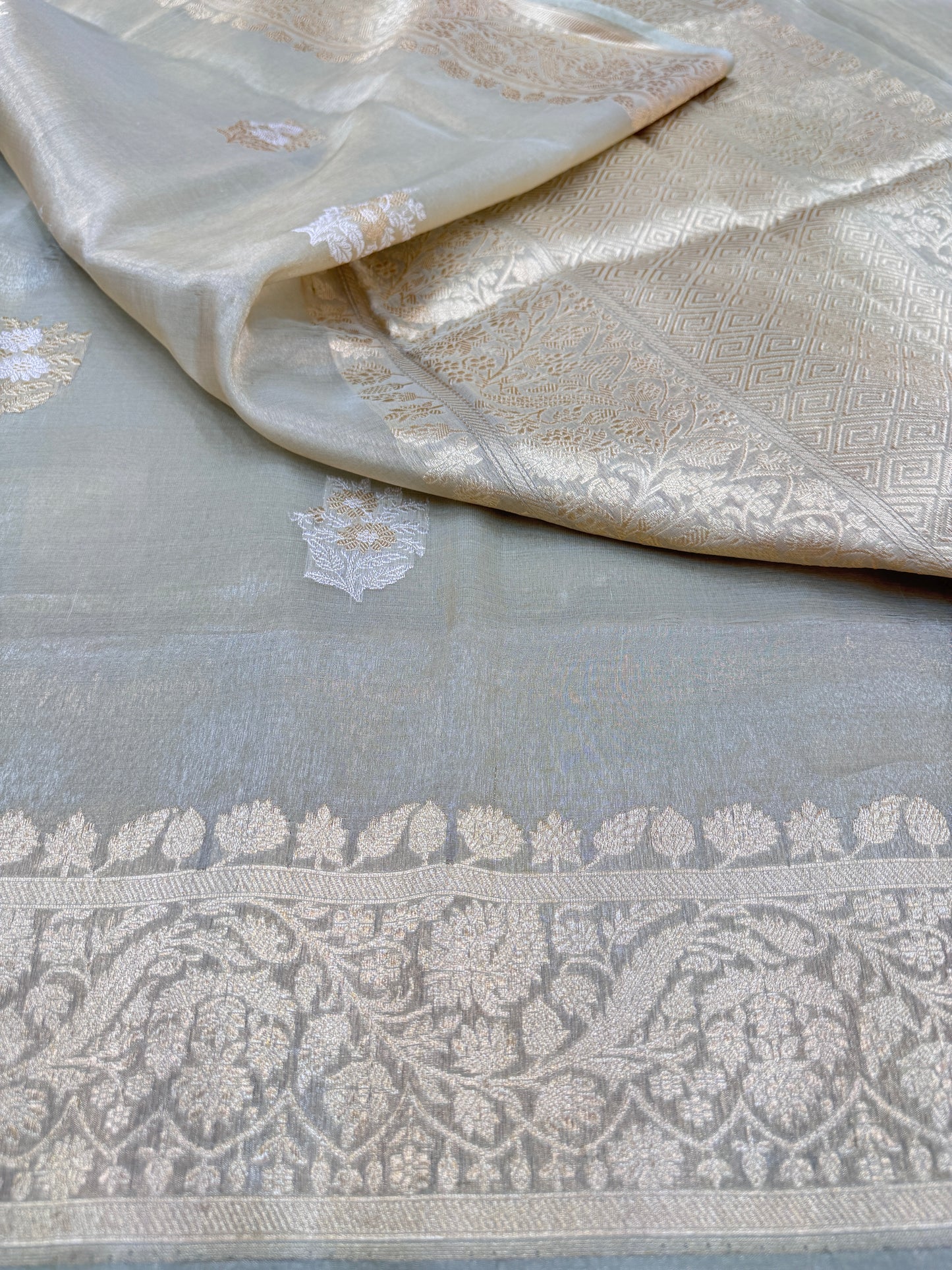 Pure Banarasi Tissue Silk Saree