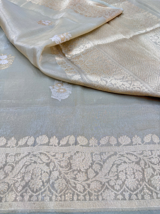 Pure Banarasi Tissue Silk Saree