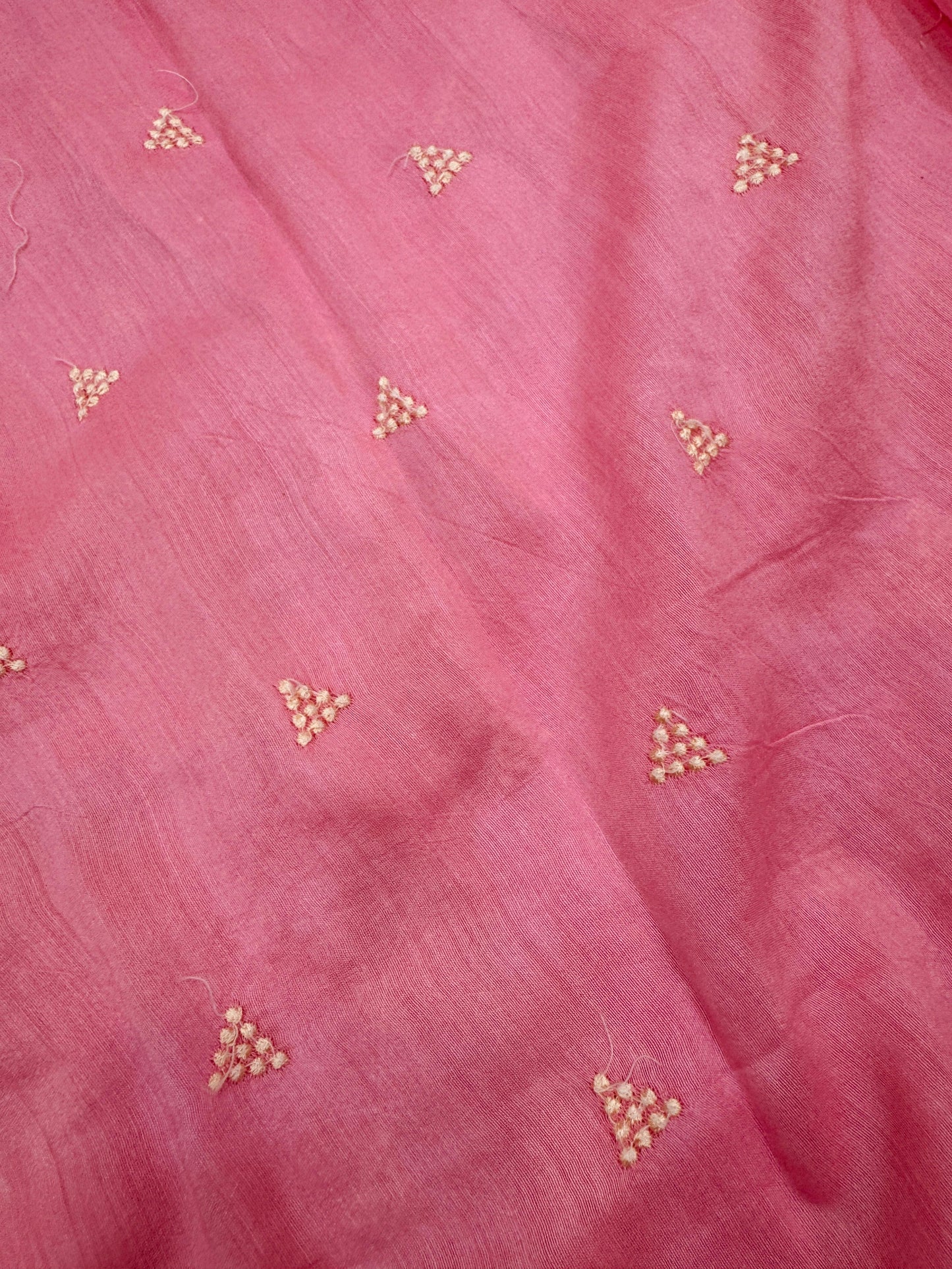 Pure Banarasi Tasar Silk Embroidery Saree