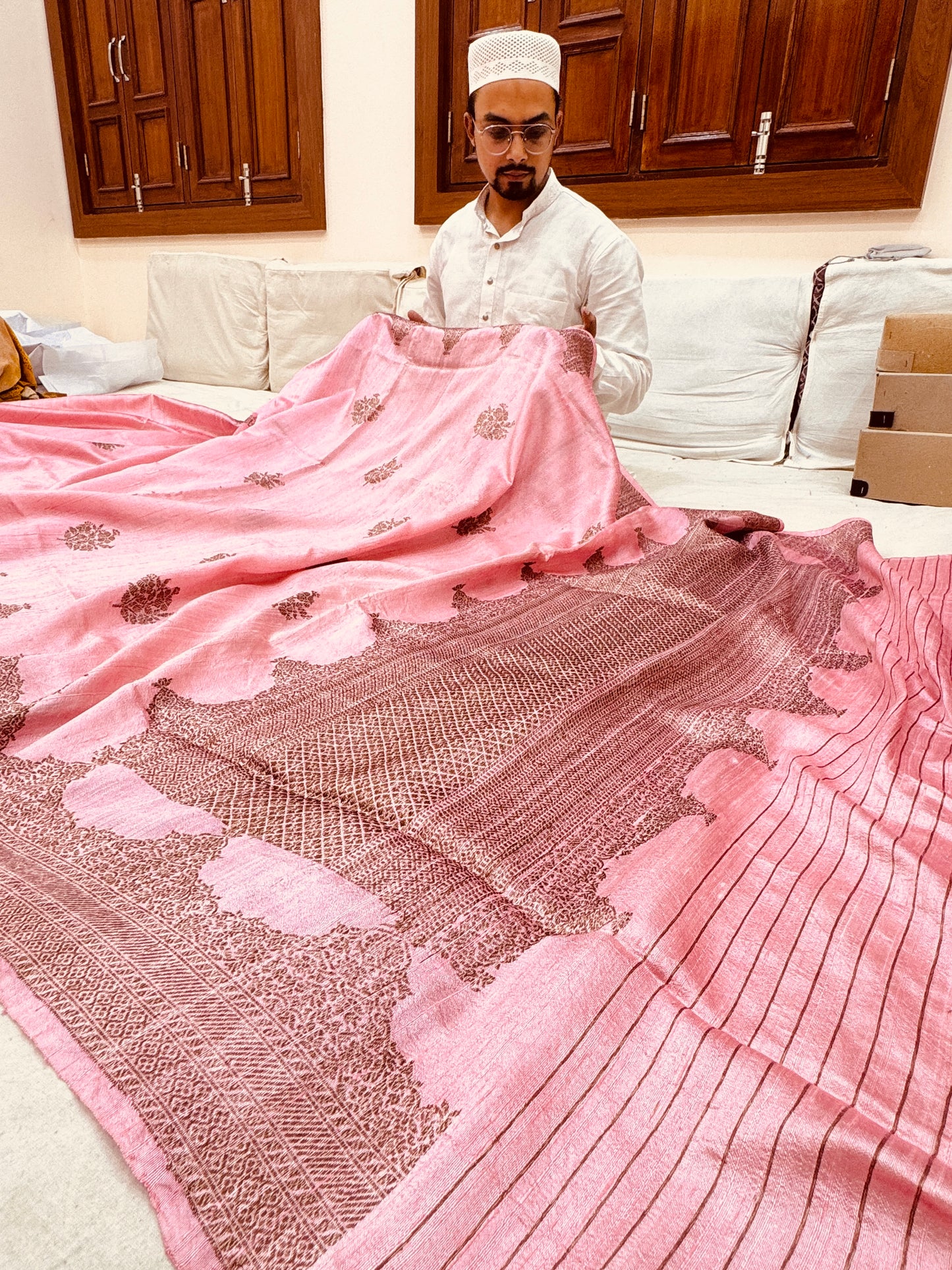 Pure Banarasi Raw Silk Saree