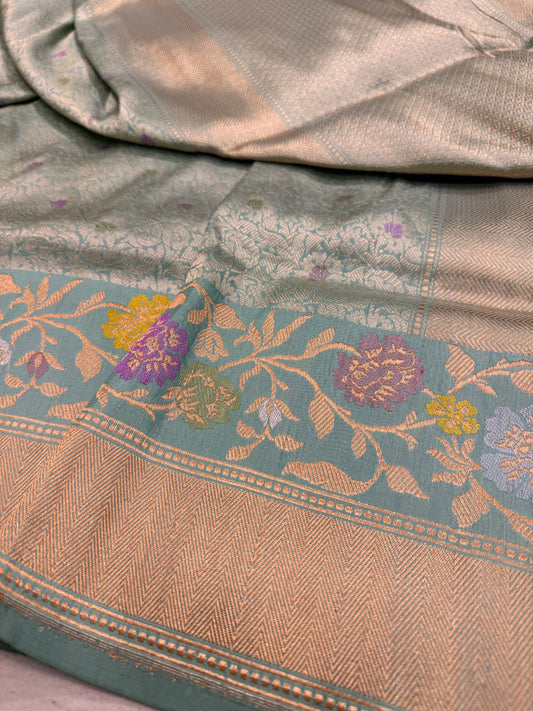 Pure Banarasi Katan Silk Brocade Saree