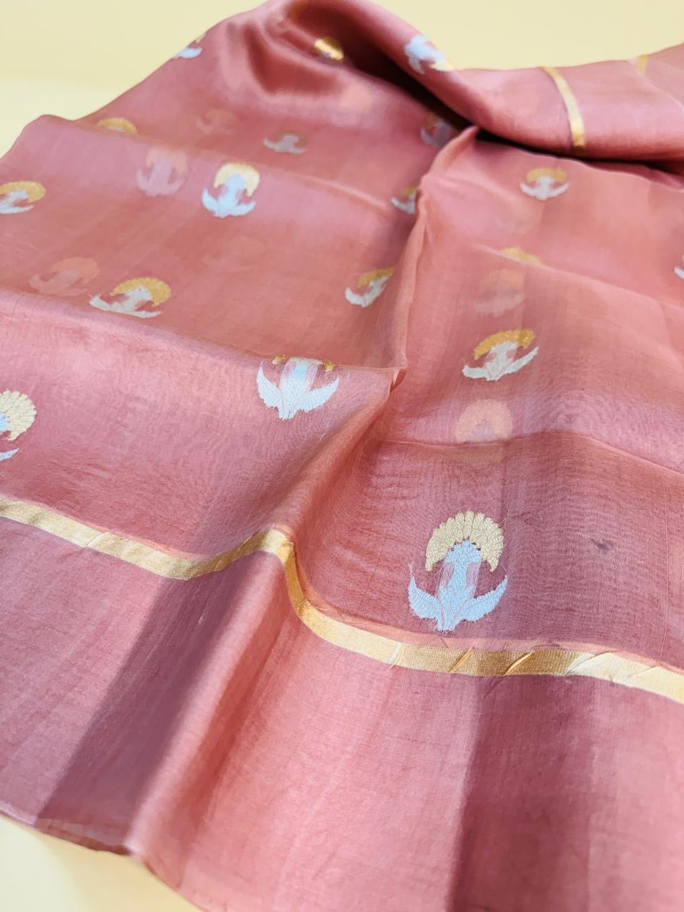 Kora Organza Silk Buta Saree
