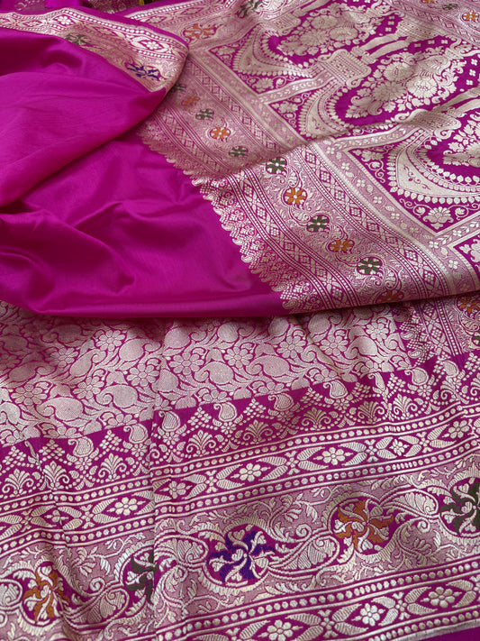 Pure Katan Silk Patli Saree
