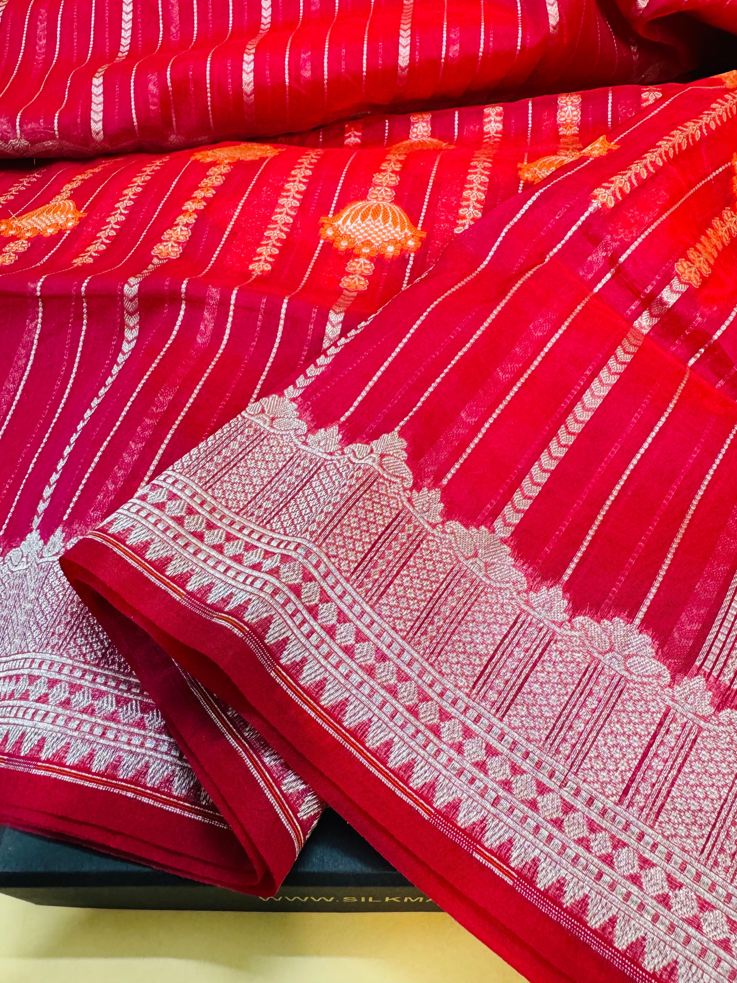 Art Silk Kora Designer Saree