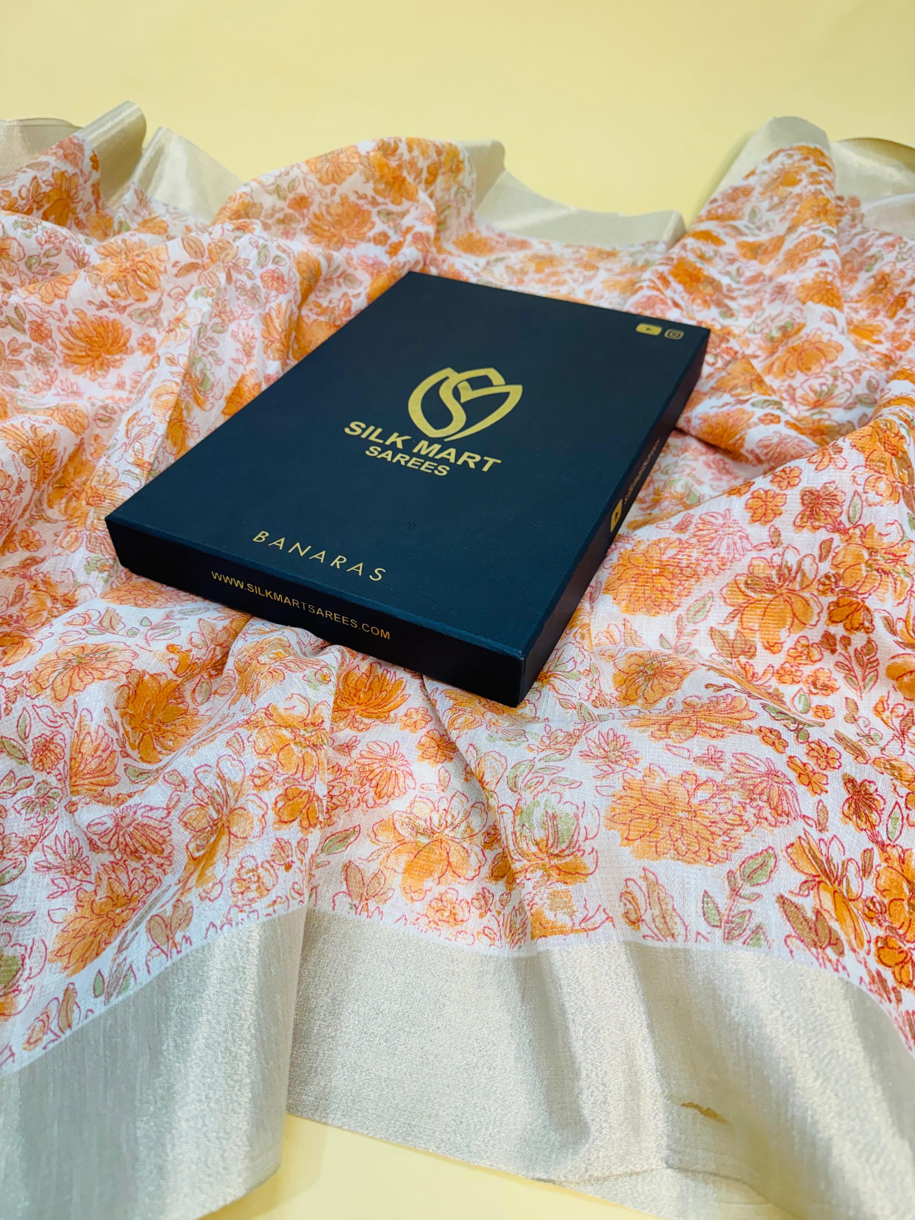 Pure Cotton Digital Print Saree