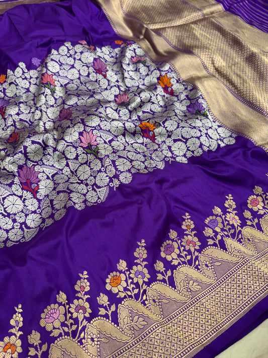 Pure Banarasi Katan Silk Skirt Saree