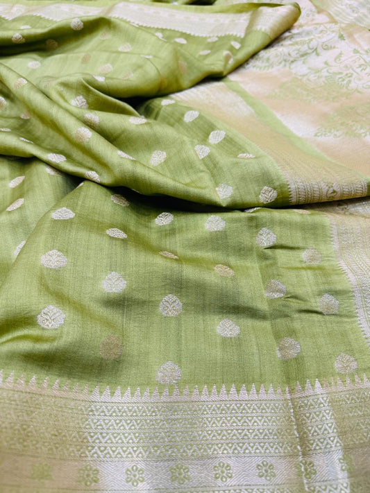 Pure Banarasi Chiniya Silk Buta Saree