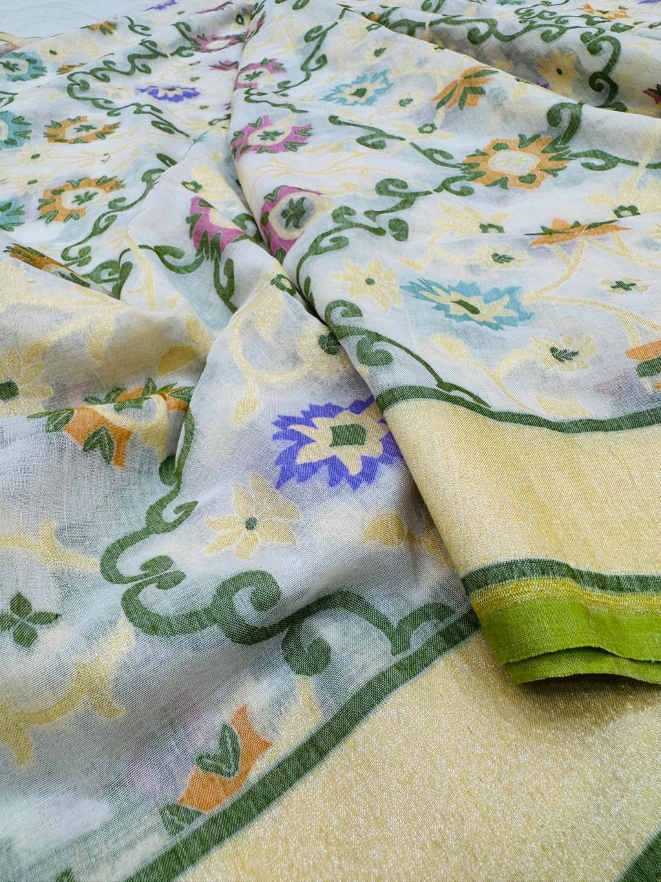 Cotton Jamdani Saree