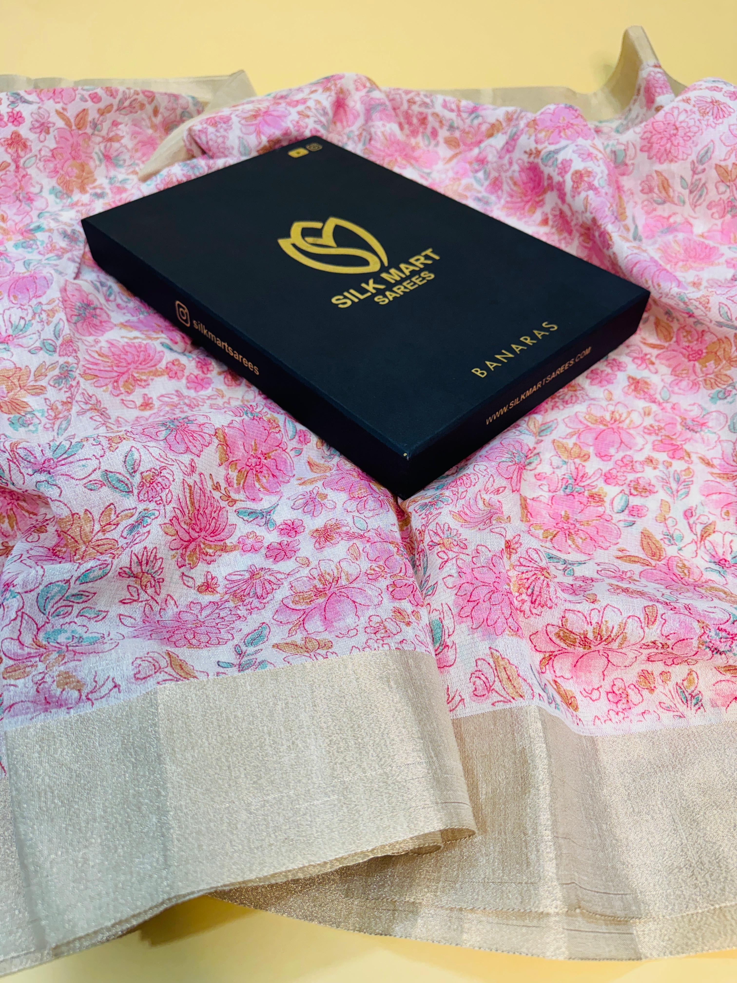 Pure Cotton Digital Print Saree