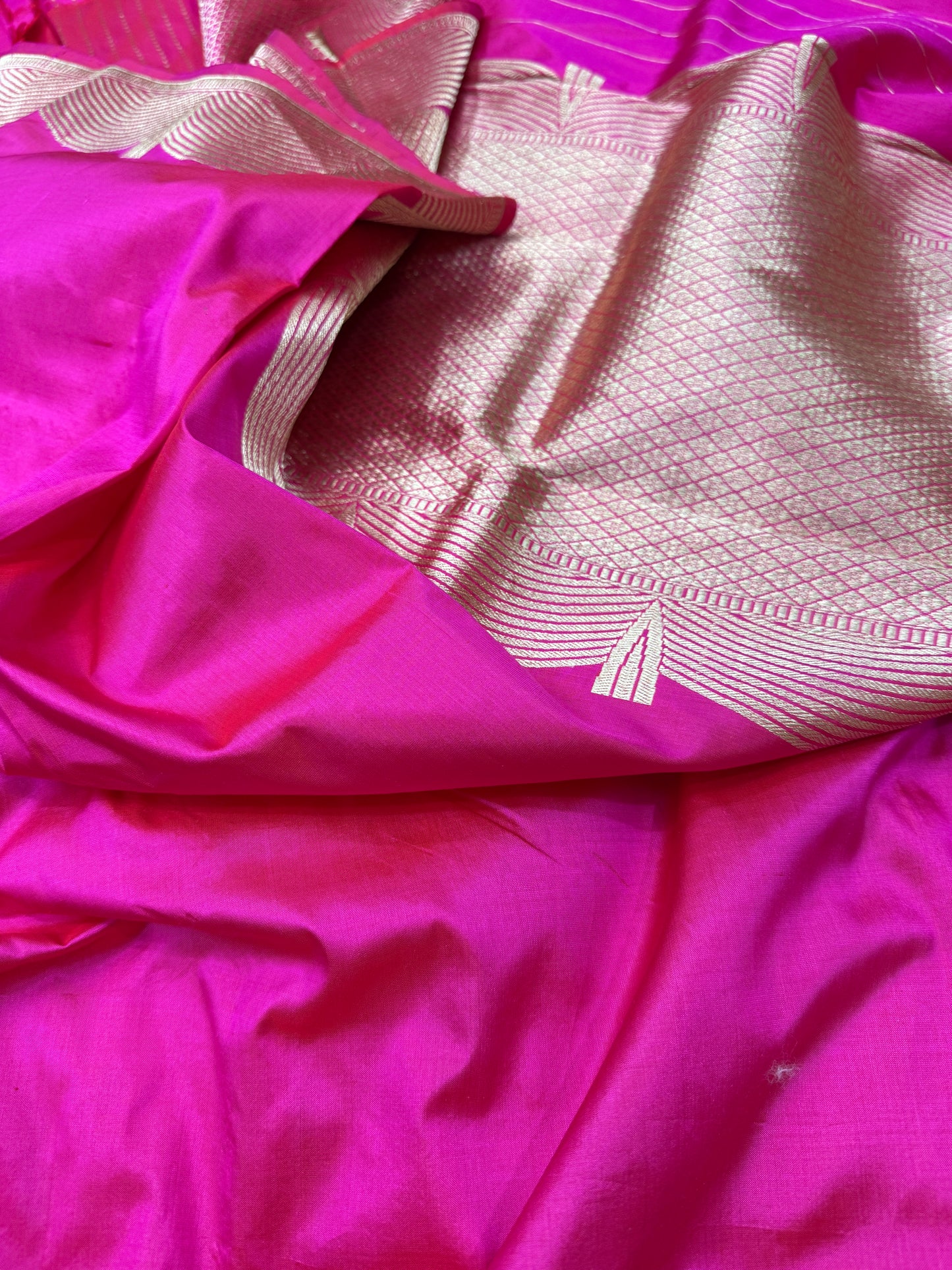 Pure Banarasi Katan Silk Plain Saree