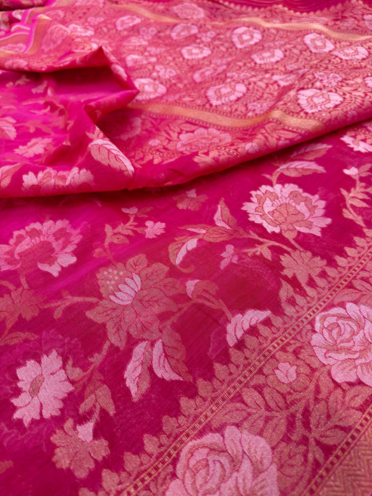 Pure Cotton Reshmi Zari Saree
