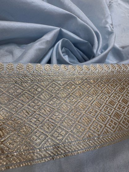 Pure Banarasi Katan Silk Rangkaat Saree