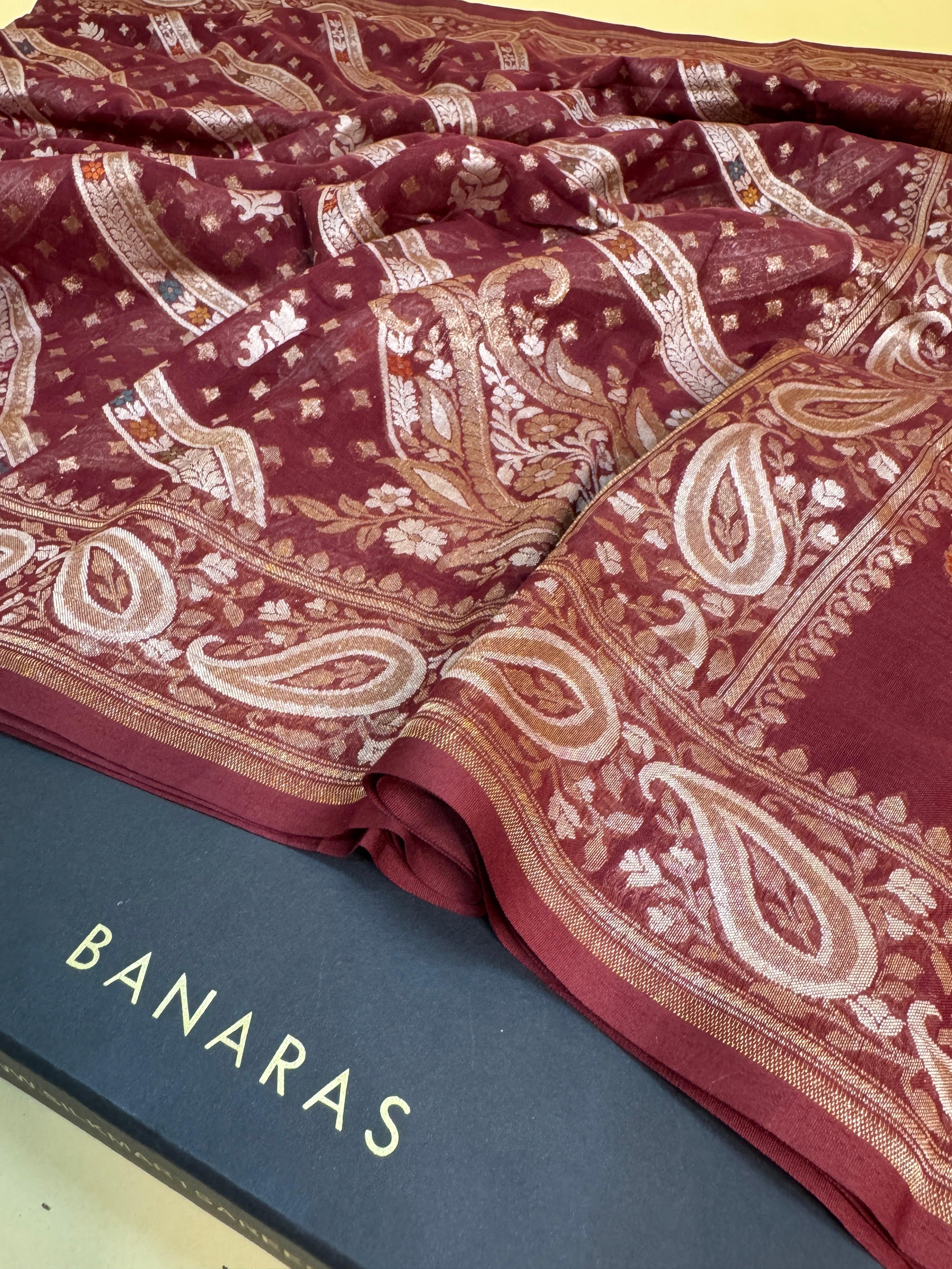 Pure Cotton Jamdani Minakari Saree